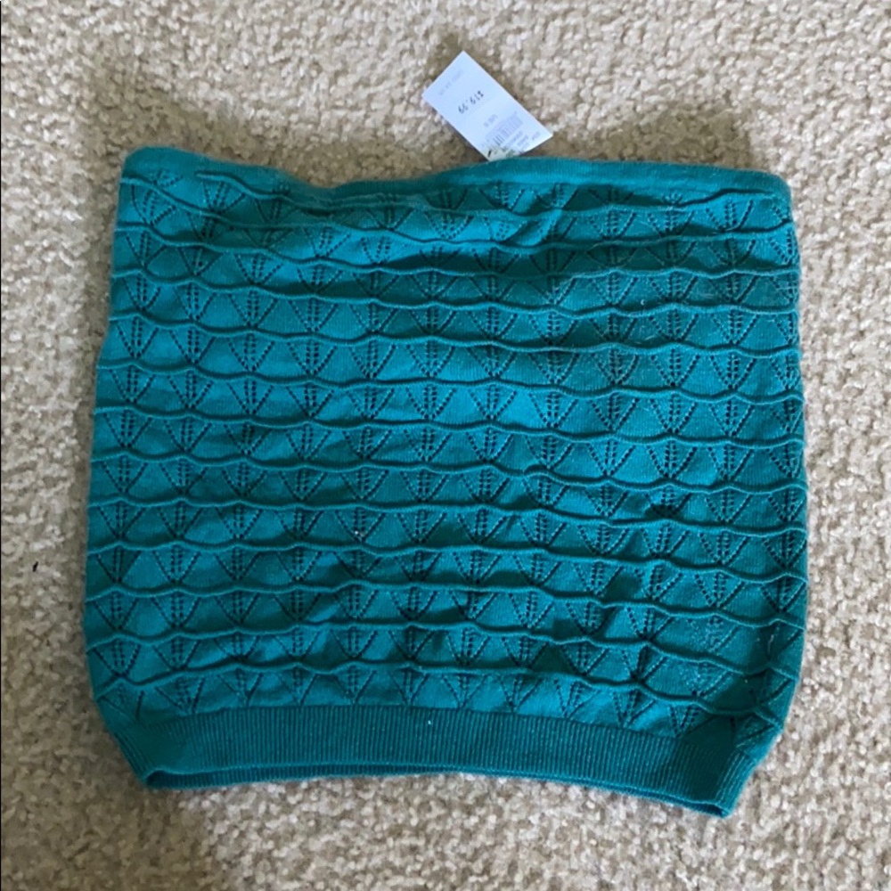 Teal tube top